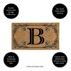 28" x 16" Monogram Coir Mat, Letter  "B" - 3 of 4