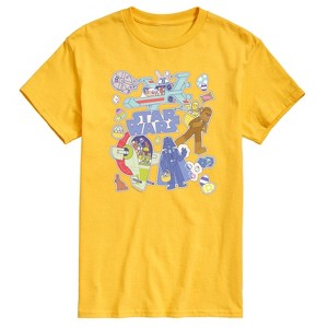 Men's - Star Wars - Easter Sticker -Men's Short Sleeve Graphic T-Shirt Short Sleeve Graphic T-Shirt - 1 of 4