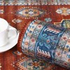 Washable Rug Vintage Rug Non Slip Indoor Floor Carpet Boho Accent Area Rug for Living Room Bedroom Kitchen - 4 of 4