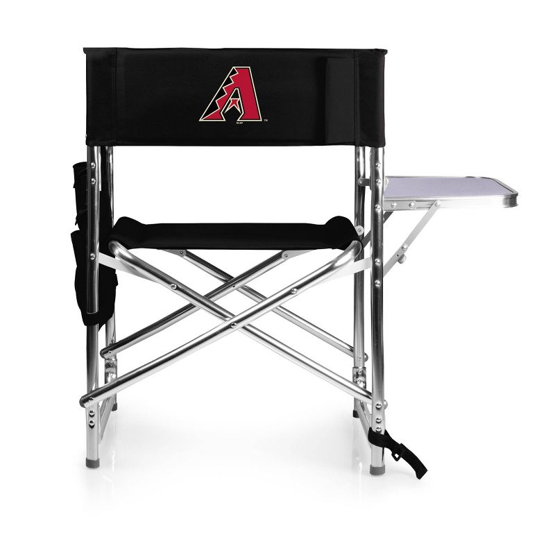 MLB Arizona Diamondbacks Outdoor Sports Chair - Black, 1 of 13