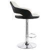 Elama 2 Piece Adjustable Faux Leather Bar Stool Set - 4 of 4
