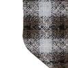 Northlight 18" Brown and White Buffalo Plaid Christmas Stocking - 3 of 4