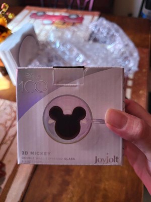 JoyJolt Disney100 Limited Edition 3D Mickey Double Wall Glass Mug - Clear -  49 requests