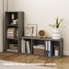 HOMLUX 3 Cube Decorative Bookshelf Open Bookcase Toy Storage Organizer Horizontal Vertical - 3 of 4