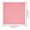 INSPIRE CHIC Women's Floral Printed Blended Cotton Small Square Neck Scarves 21.7x21.7" 1Pc - 3 of 4