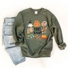 Cozy Season Watercolor Icons -  Womens Sweatshirt - 4 of 4