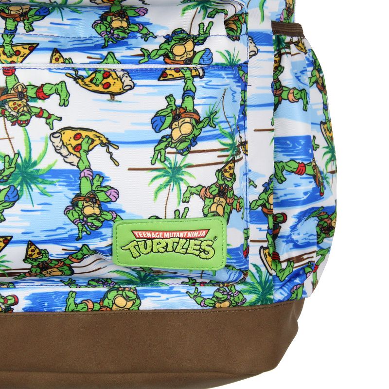 Teenage Mutant Ninja Turtles TMNT Pizza Fun School Travel Backpack Multicolored, 3 of 5