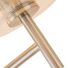 C Cattleya 3-Light Brushed Nickel Vanity Light with Clear Glass Shade,E26 - 4 of 4