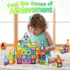 Contixo Tiles ST4 -Kids Toy Magnetic Building Shapes -112 PCS 3D Building Blocks STEM Construction - 4 of 4