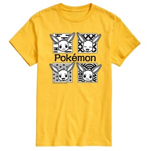 Men's - Pokémon - Wagara Eevee Grid Short Sleeve Graphic T-Shirt - 1 of 4