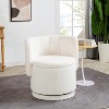 Akoasm Soft 360 Degree Swivel Accent Sofa & Chair With Storable Space For Living Room, Office & Bedroom-Beige - 3 of 4
