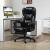 Vinsetto High Back Massage Office Chair with 6-Point Vibration, 5 Modes, Executive Chair, PU Leather Swivel Chair with Reclining Back, and Retractable Footrest - 3 of 4