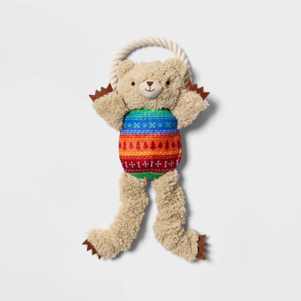 Bear Rope and Plush Dog Toy - XL - Boots & Barkley