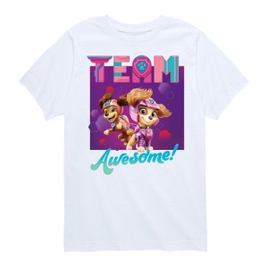Boys' - Paw Patrol - Team Awesome Short Sleeve Graphic T-Shirt - 1 of 4