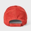 Girls' Lucky Cord Baseball Hat - Cat & Jack™ Orange - 2 of 3