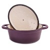 BergHOFF Neo 4Pc Cast Iron Cookware Set, 5qt. & 8qt. Oval Dutch Ovens, Matching Lids - 3 of 4