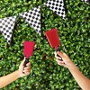 Blue Panda 2 Pack Large Red Metal Cowbells for Football Games, 9 in Hand Percussion Noise Makers with Handles for Sporting Events - 3 of 4