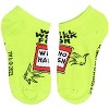 Dr. Seuss GRINCH Kids Socks Old Grinchy Clause 4 Pairs Ankle No Show Socks Multicoloured - 3 of 4