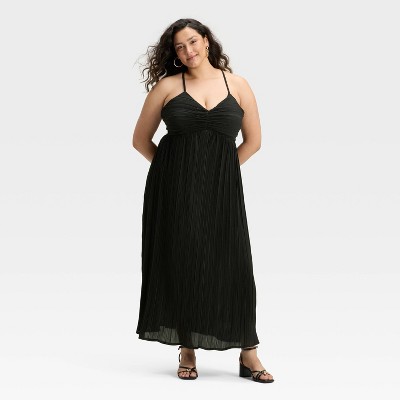 Women's Pleated Maxi Dress - A New Day™