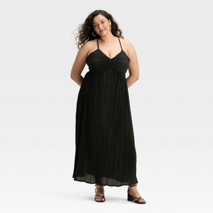 Women's Pleated Maxi Dress - A New Day™ - 1 of 3
