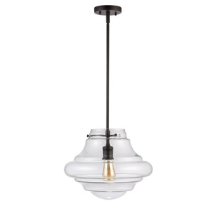 Oslen 15" Pendant - PND4115 - Oil Rub Bronze - Safavieh - 1 of 4