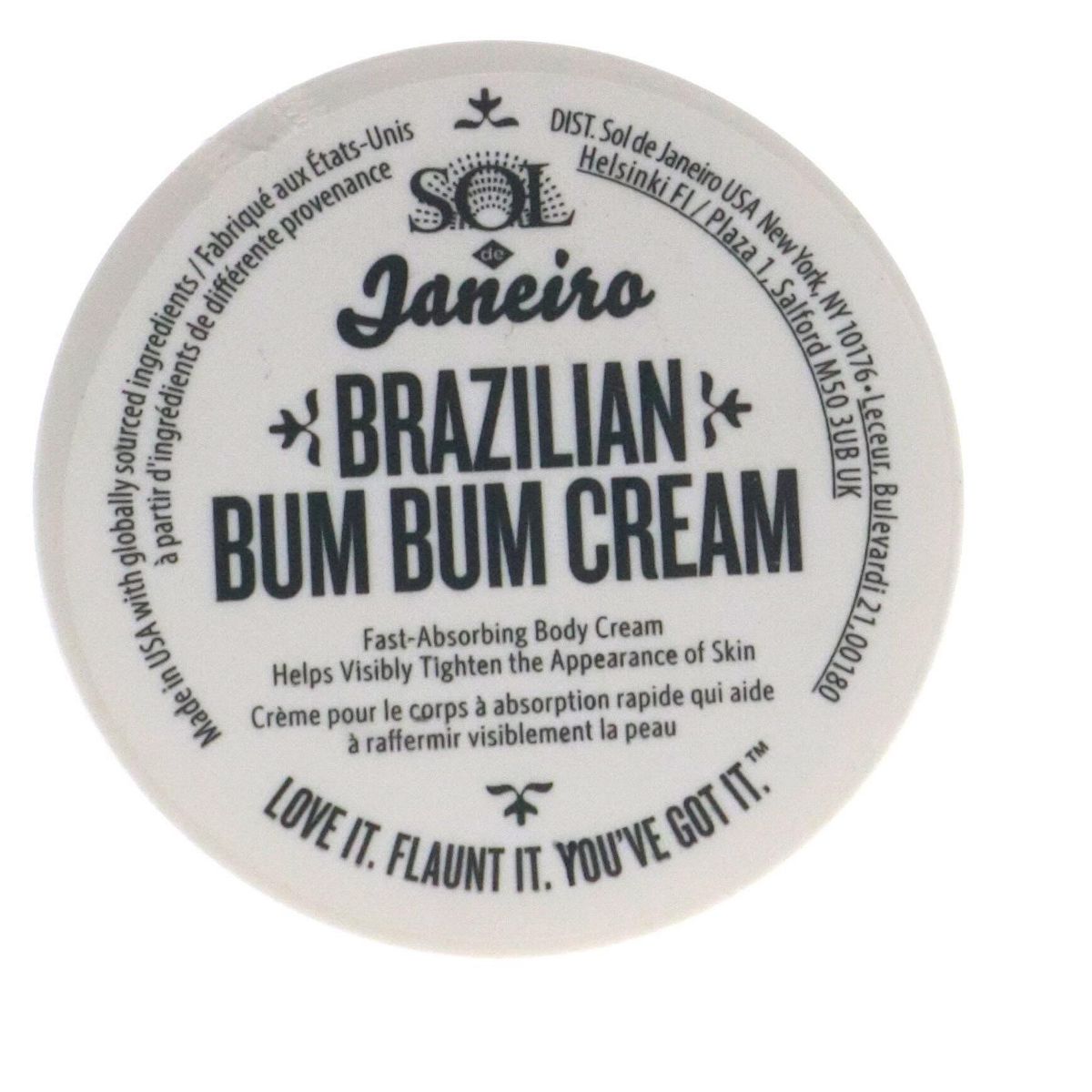 Sol de Janeiro Brazilian Bum Bum Cream, Moisturizing Body Cream for Daily Skin Care, 2.5 oz