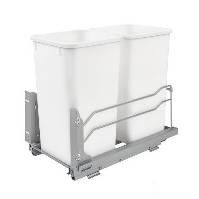 Rev-a-shelf Double Pull-out Trash Can For Under Kitchen Cabinets 27 ...