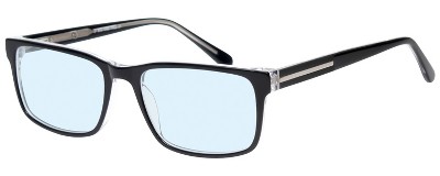 Big & Tall 21 Mens Rectangle Full Rim Designer Reading Glasses 57 mm