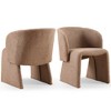 NicBex Teddy Fabric Dining Chair Modern Upholstered Accent Chair with Comfy Backrest, Sofa for Living Room, Bedroom, Reception,1pc/2pc - 4 of 4
