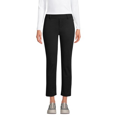 Lands' End Women's Lands' End Flex Mid Rise Pull On Crop Pants