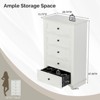 Karl Home 5-Drawer White MDF (Medium-Density Fiberboard) 28.74in. W Chest of Drawer - 4 of 4
