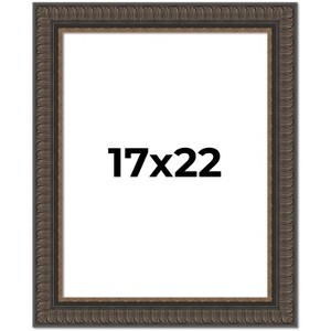 PosterPalooza | Museum Brown Picture Frame - UV Acrylic, Foam Board Backing, Hanging Hardware - 1 of 4
