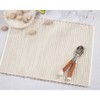 Saro Lifestyle Ribbed Cotton Table Placemat (Set of 4) - 4 of 4