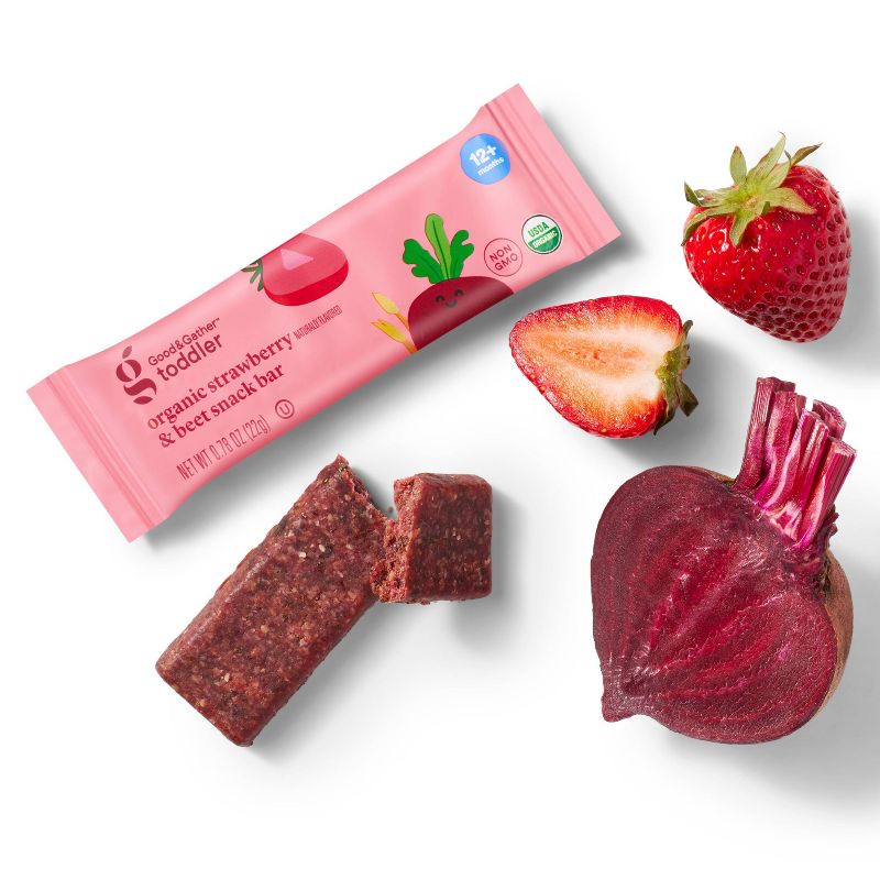 Organic Strawberry And Beet Snack Bars - 3.17oz/5ct - Good &#38; Gather&#8482;, 3 of 7