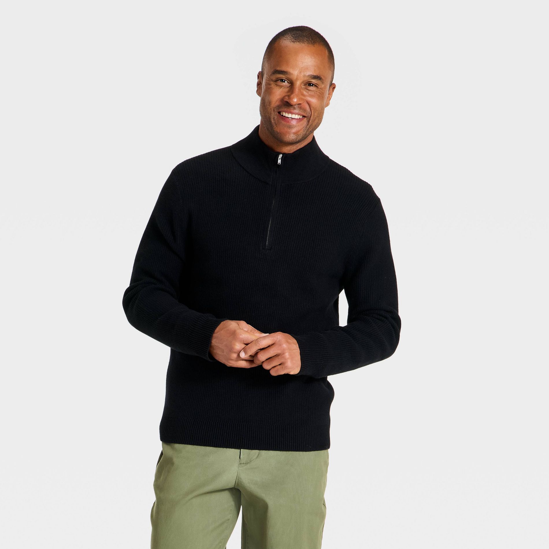 Men's 1/4 Zip Sweater - Goodfellow & Co™