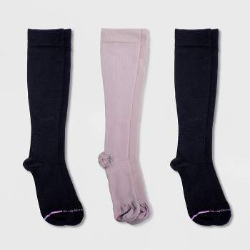 Dr. Motion Women's Mild Compression 3pk Knee High Socks