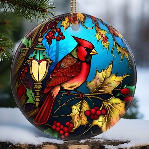 Cardinal Ornament, Christmas Ornament, Christmas Decoration, Holiday Present Idea - 1 of 4
