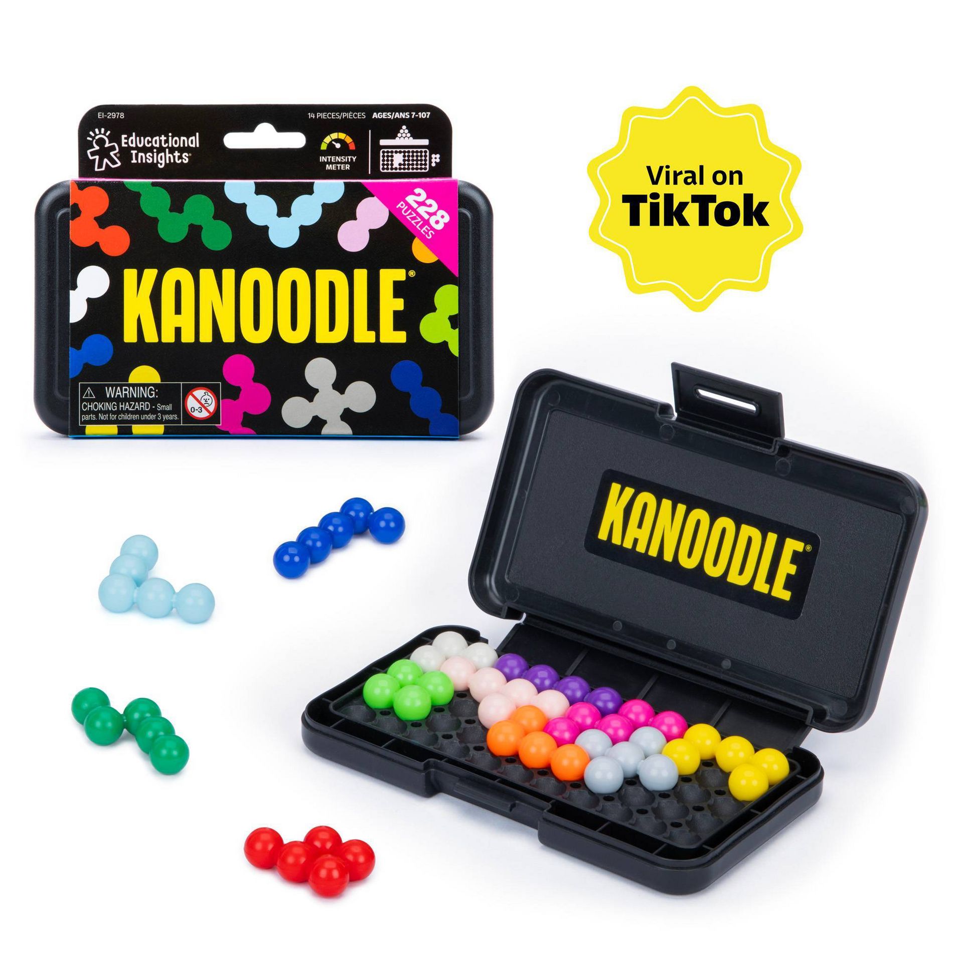 Educational Insights Kanoodle Brain-Teasing Puzzles 14pc