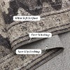 Area Rug Washable Soft Vintage Large Rug Retro Foldable Low Pile Indoor Floor Carpet Farmhouse Non-Slip Throw Rugs Dining Room - 3 of 4