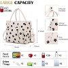 Lunch Bag for Women Men - Corduroy Lunch Tote Bag Reusable Insulated Lunch Box Portable Large Bags for Work Picnic or Travel - 2 of 4