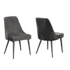 Brassex Set of 2 Celine Dining Chairs - 2 of 4