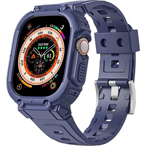 Metal Integrated Watch Protective Case For Apple Watch Ultra 49mm