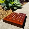 WE Games Nine Men's Morris Wooden Travel Game with Marbles - 5 inch Travel Size - 4 of 4