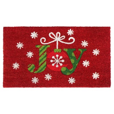 Raj 1'6" x 2'6" Tufted Joy Flakes Doormat