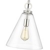 Harper Glass Pendant Light - 11.5" Dimmable Fixture for Kitchen, Bathroom & Living Room - 4 of 4
