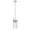 Fontaine 6.5" Steel Pendant Light - Dimmable, Damp Rated, Elegant Waterglass Shade - 2 of 4