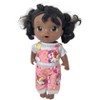 Doll Clothes Superstore Handmade Pink Unicorn Print Overalls for 14-Inch Baby Alive Dolls - 2 of 4
