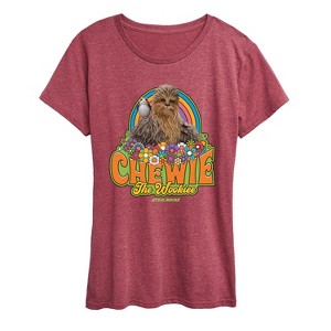 Women's - Star Wars - Retro Chewy Short Sleeve Graphic T-Shirt - 1 of 4
