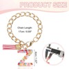 Unique Bargains Epoxy Resin Colorful Glittery Tassel Sports Water Bottle Accessories Letter Charm 1 Pc - 2 of 4