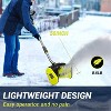 LITEKON 20 V Cordless Snow Shovel 13-Inch Electric Snow Blower with 2×4.0 Ah Batteries Fast Charger Green - 3 of 4